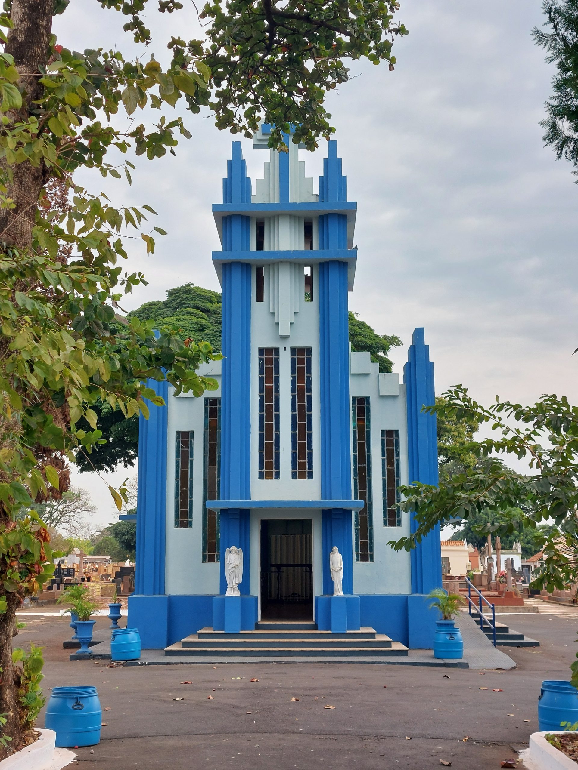 De kapel van het Cemitério da Saudade in Ribeirão Preto.