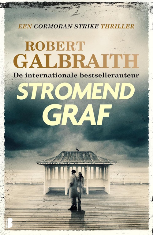 Omslag van de thriller Stromend graf van Robert Galbraith.