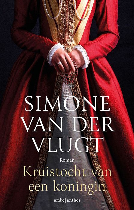 Omslag van de historische roman Kruistocht van een koningin van Simone van der Vlugt.