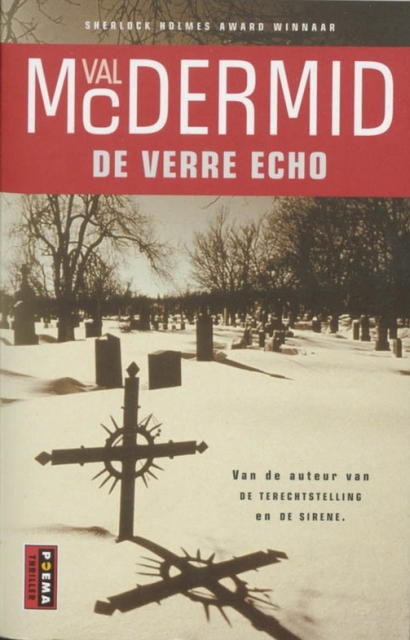 Omslag van de thriller De verre echo van Val McDermid.