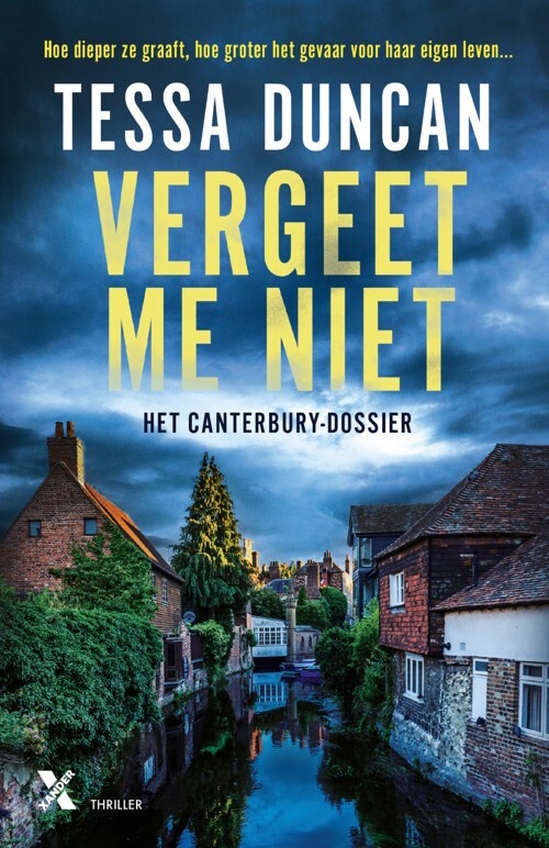 Omslag van de thriller Vergeet me niet van Tessa Duncan.